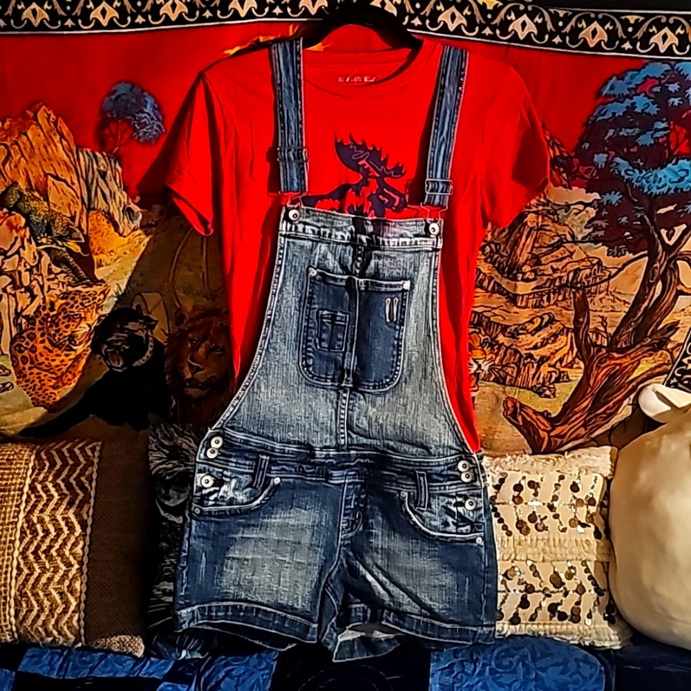 Vintage Mint-Condition Zana Di overall shorts
